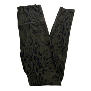 SO Womens Army Green Snake Print Leggings,‎ SO Womens Size S W]Exercise 570
